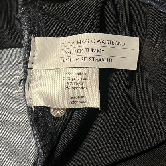 Lane Bryant Flex Magic Waistband Tighter Tummy High-rise Straight Size 18S - Picture 3 of 5